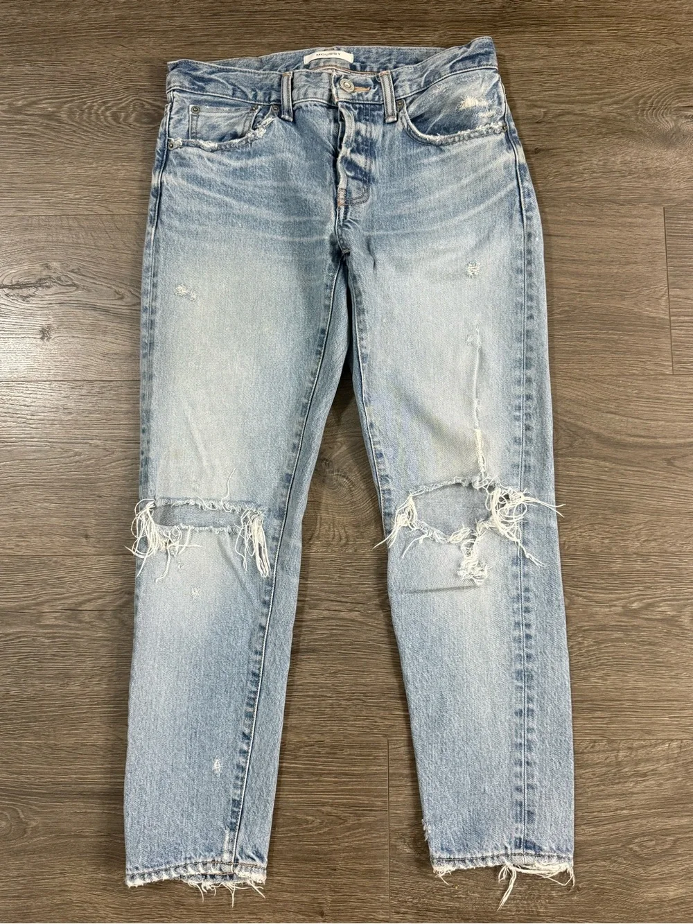 *EUC* Mousy Vintage Sanford Tapered Jeans in Light Blue - Picture 5 of 9